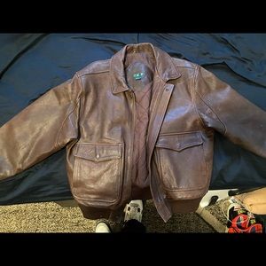 Robinson Original Cow Leather Bomber Jacket (vintage)